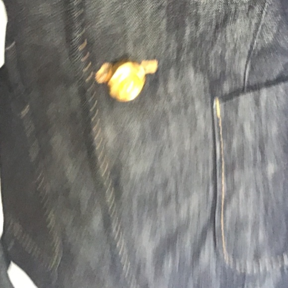 DSquared2 Size 46 Tailored Denim Blazer w Gorgeous contrast stitching - Picture 3 of 10